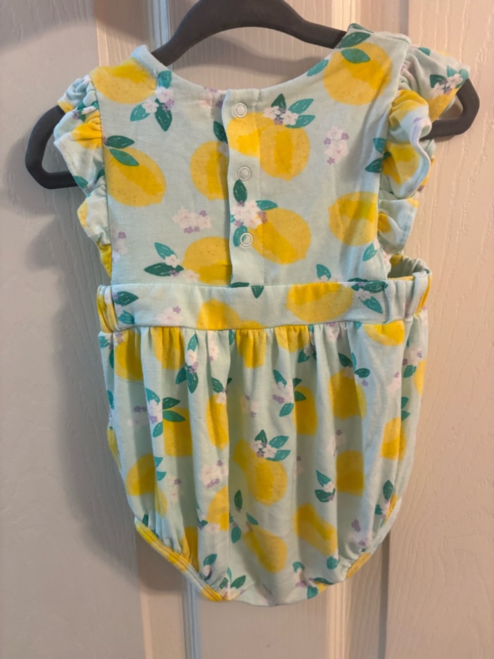 Angel Dear Lemon Print Romper - Picture 4 of 5